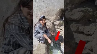 عين ماء في إيران ي قال إنها تعالج حصى الكلى 