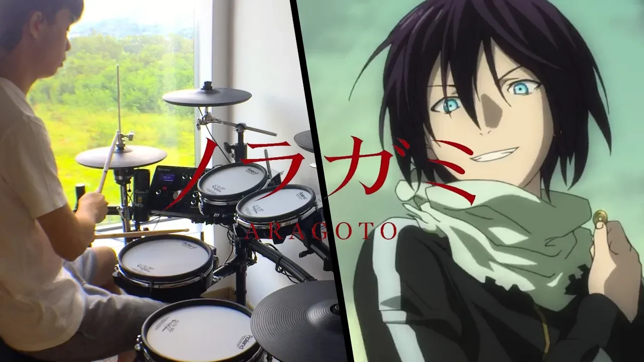 Noragami Aragoto Op Cover Drum s Noragami Aragoto Op Cover Drum s
