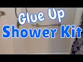 Glue Up Shower Wall Kit Base Installation - Demo