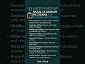 10 Node js Patterns Every Backend Dev MUST Know