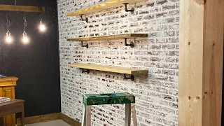 FAUX BRICK GERMAN SCHMEAR How-To for only 150 EXPOSED BRICK that Won t Break the Bank
