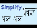 Simplify Radical Expressions Using Rational Exponents