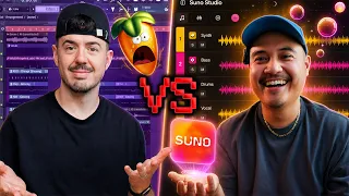 Noob with AI vs Pro Without it - Beatmaking Challenge