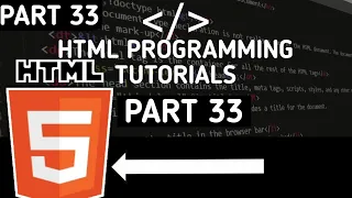 HTML coding Tutorials Part 33 Introduction to HTML5
