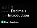 Introduction to decimals Decimals 4th grade Khan Academy