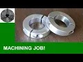 An interesting machining job Making some collar clamps on lathe and milling machine