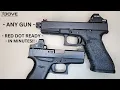 BEST WAY TO MOUNT A RED DOT No more cutting your slide MOS NOT NEEDED