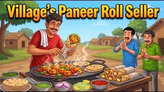 Story Of A Poor Paneer Roll Seller | Moral Stories in English | Life Lesson | Learn English |
