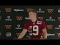 K Drew Stevens Speaks To The Media After Practice Washington Commanders