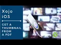 Xojo iOS Tutorial - Get a Thumbnail from a PDF on your iOS App