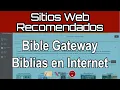 Bible Gateway - Biblias en Internet Sitios Web Recomendados