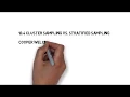 3 4 - Cluster Samples vs Stratified Samples