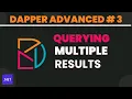Handling multiple results Dapper advanced