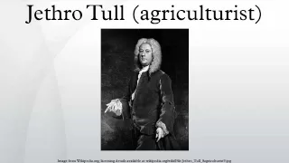 Jethro Tull agriculturist