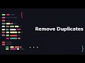 CodeForces A Remove Duplicates in Arabic