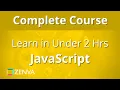 COMPLETE COURSE - Learn JavaScript in Under 2 HOURS