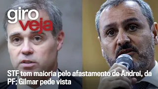 AO VIVO: STF tem maioria pelo afastamento de Andrei, da PF; Gilmar pede vista