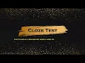Cloze test Exercises