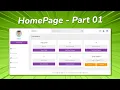 Complete Responsive Online Education Website Using JS PHP - Header Home About Page