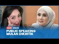 Download Lagu Public Speaking Mulan Jameela Dikritik Lita Gading: Amburadul