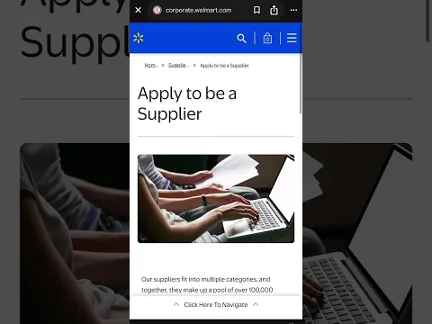 Walmart Marketplace & Supplier Retail Link
