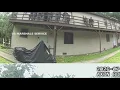 Deck collapses under task force serving arrest warrant