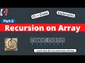 Recursion on Array Part-2 Last Occurrence of Key