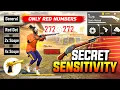 10x SECRET HEAD LOCK SENSITIVITY FOR ONLY RED NUMBERS HEADSHOT SETTINGS FREEFIRE
