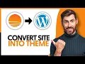 How to Convert a Base44 Site Into WordPress Theme - Step By Step