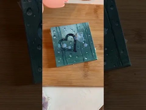 Rainy effect painting ๐ง๏ธ #canvasidea