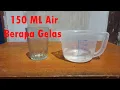 How many glasses is 150 ml of water How many glasses of starfruit are equal to 150 milliliters o