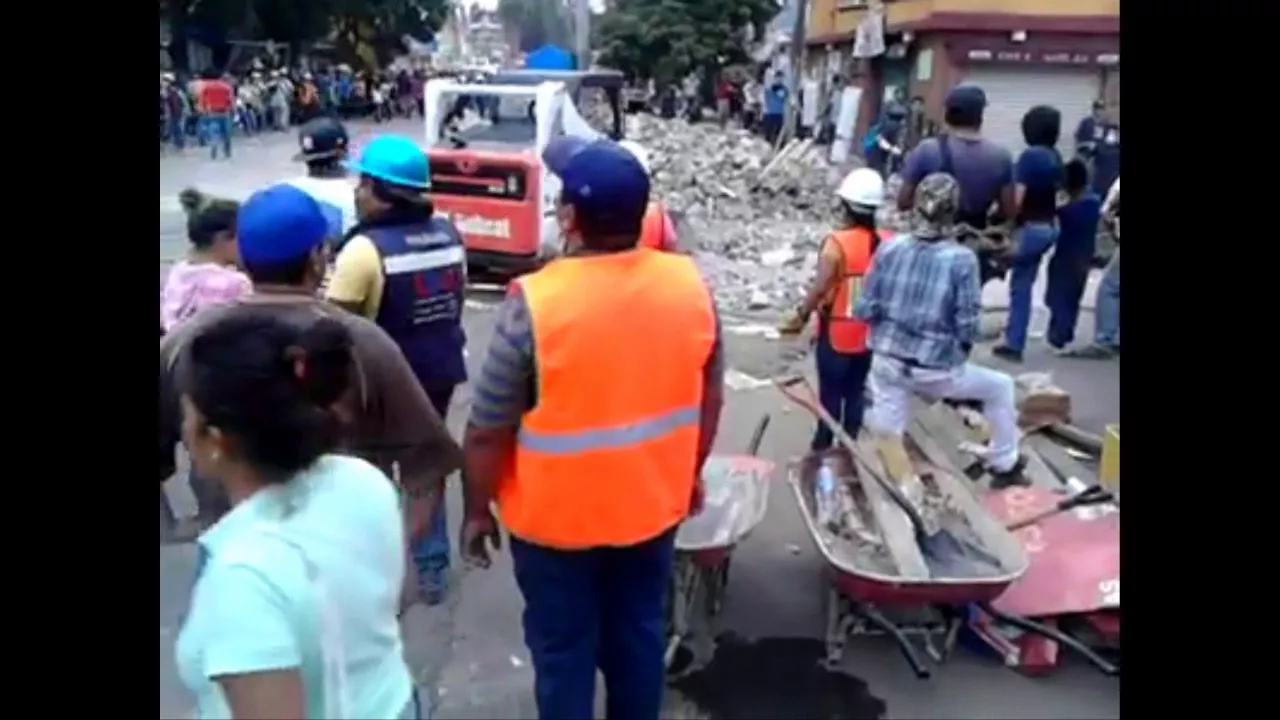 así quedo San Gregorio y Santa Cruz después del terremoto, Xochimilco 2017.