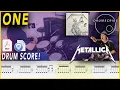 Download Lagu One - Metallica | Drum SCORE Sheet Music Play-Along | DRUMSCRIBE