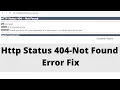 Http status 404-Not Found Error Fix Http Status 404 - Error Solved in Servlet JSP