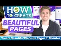 How To Create Beautiful Website Pages in Minutes with Divi Divi Theme Tutorial