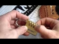 Combination lock brinks