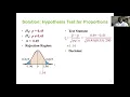 Hypothesis Testing for Proportions - Use the z-test to test a population proportion