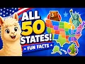 All 50 States of USA for Kids Amazing Facts About Each State