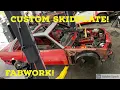 Building an e30 m3 conversion part 8 Fine tuning the transmission skidplate