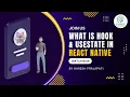 Use State In React Native Use State Hooks State Management React Native Tutorial In Hindi