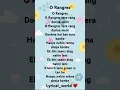 Download Lagu O Rangrez lyrics-Shankar Ehsaan.        ft.Shreya Ghoshal,Javed Bashir #song #music #love.Part 1