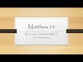 Matthew 24 NLT