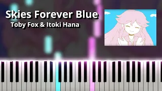 Skies Forever Blue - Toby Fox, 糸奇はな Itoki Hana (Piano Tutorial)