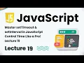 Master JavaScript setTimeout setInterval Complete Guide with Examples Skills Sikhao