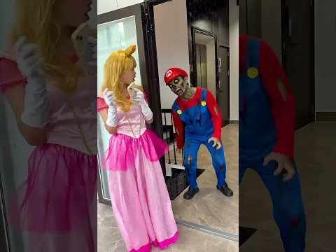 Mario Runs Away To Escape Zombie #mario #isanch23
