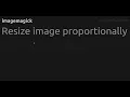 Resize image proportionally