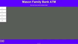 My first tkinter app in python atm machine