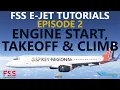 FSS E-Jets Tutorial Ep 2 Engine Start Taxi Takeoff G and Direct To s MSFS 2024