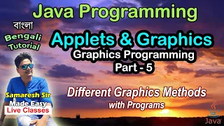 Graphics Methods Java Applets Part-5 Java Programming Bengali