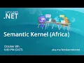 Let s Learn NET Semantic Kernel Africa